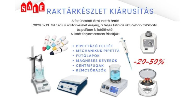 RAKTÁRKÉSZLET KIÁRUSÍTÁS