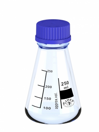 Erlenmeyer lombik, GL45 csavaros menettel