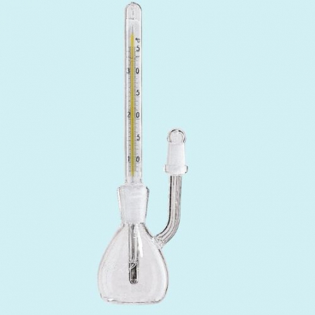 Piknométer hőmérővel